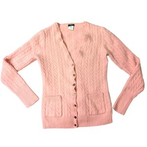 J-Crew Merino Wool/Rabbit Hair/ Cashmere Cardigan